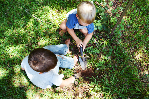 Digging a hole