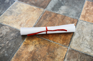 Activity for preschoolers - make a scroll