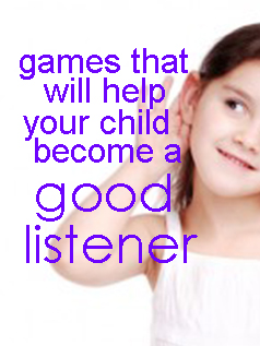 helping a child become a good listener