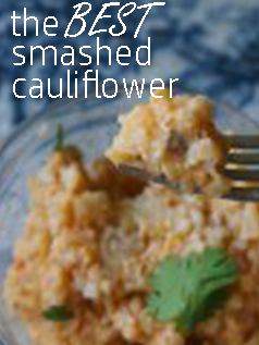 Recipe for smashed cauliflower