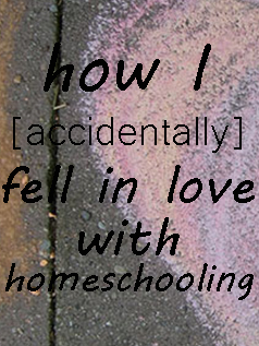 how i accidentally fell in love with homeschooling