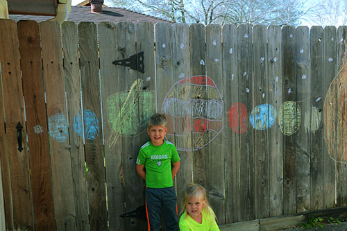 Sidewalk Chalk Art