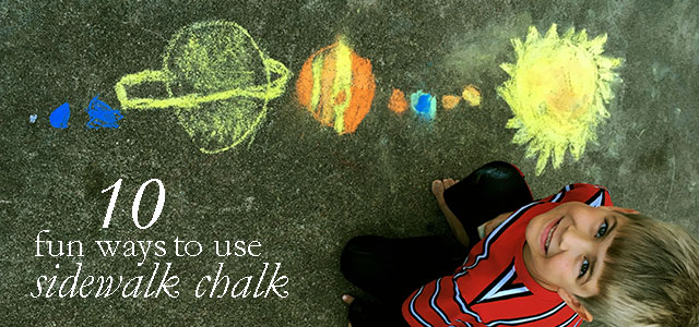 Fun Ways To Use Sidewalk Chalk