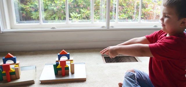 Homeschooling Activities for Preschoolers: Copy the Castle